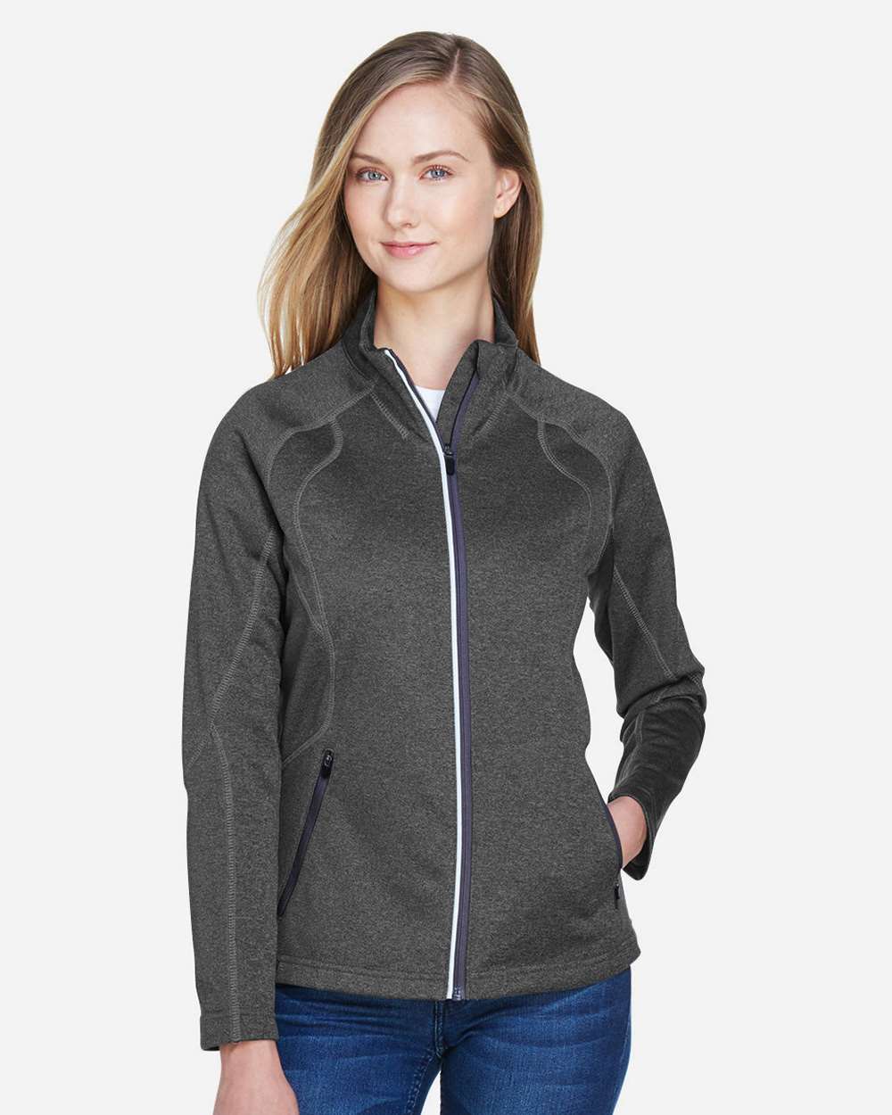 North End Outerwear XS / Carbon Heather North End 78174 Women's Gravity Performance Fleece Jacket