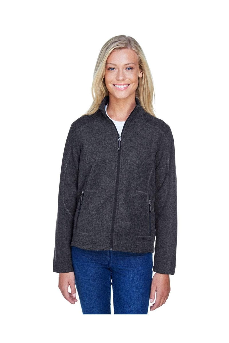 North End Outerwear XS / Heather Charcoal North End 78172: Ladies' Voyage Fleece Jacket