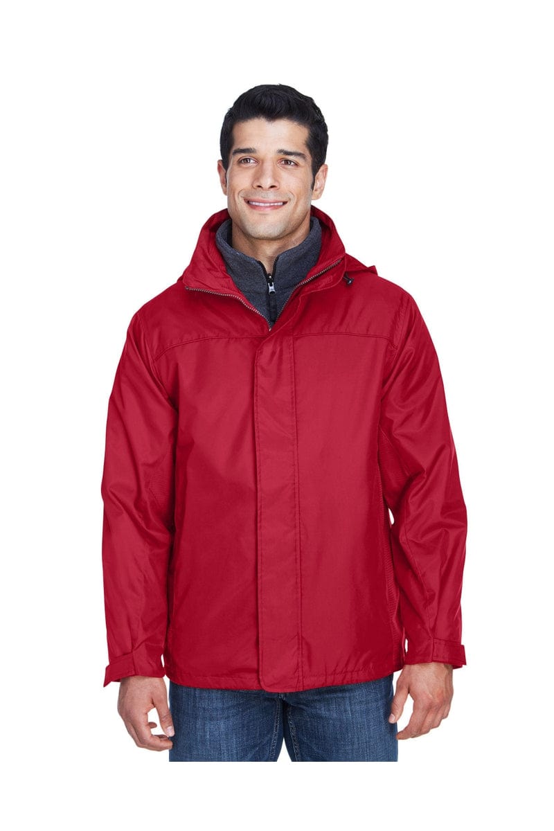North End Outerwear XS / Molten Red North End 88130: Adult 3-in-1 Jacket