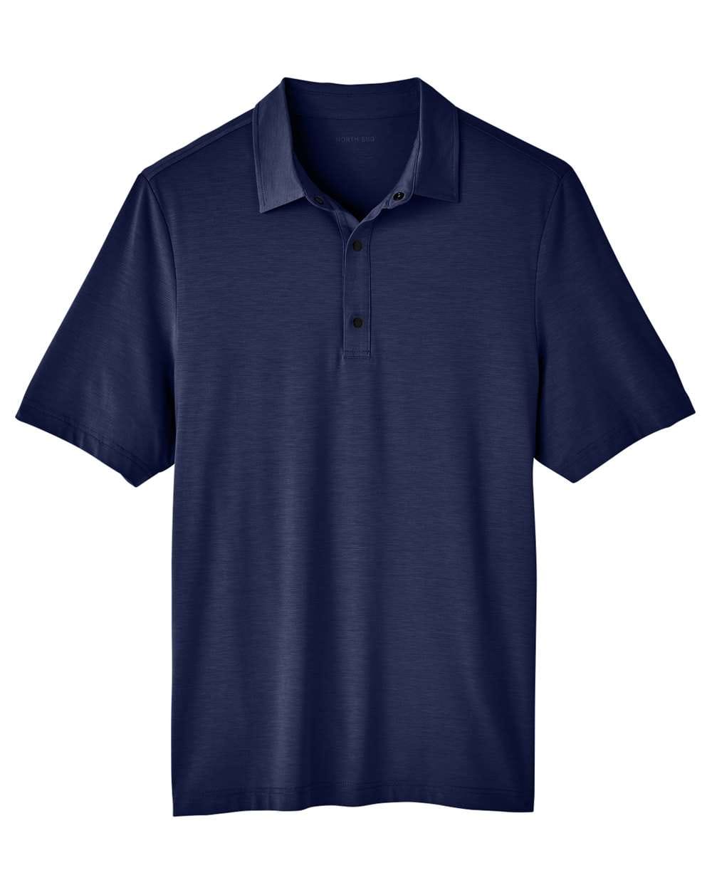 North End Polos North End NE100 Men's JAQ Snap-Up Stretch Performance Polo