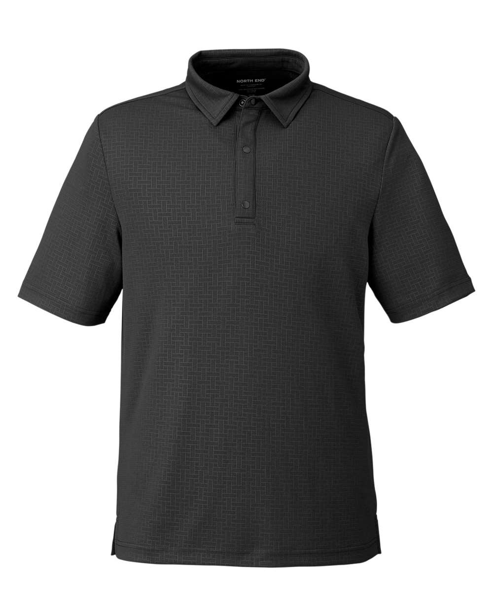 North End Polos North End NE102 Men's Replay Recycled Pique Polo
