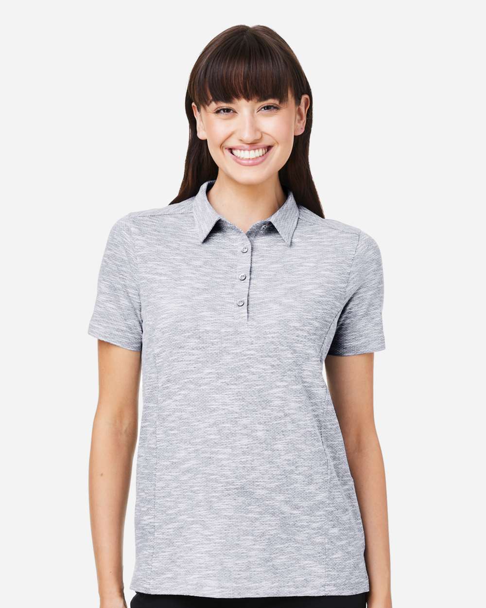 North End Polos North End NE115W Women's Eclipse Jacquard Polo