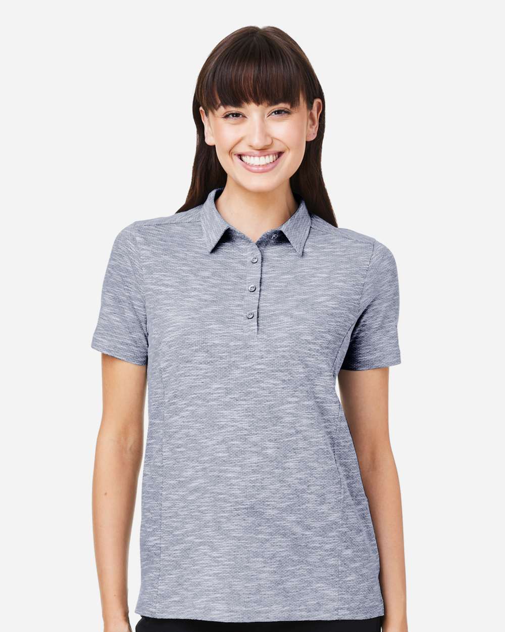 North End Polos North End NE115W Women's Eclipse Jacquard Polo