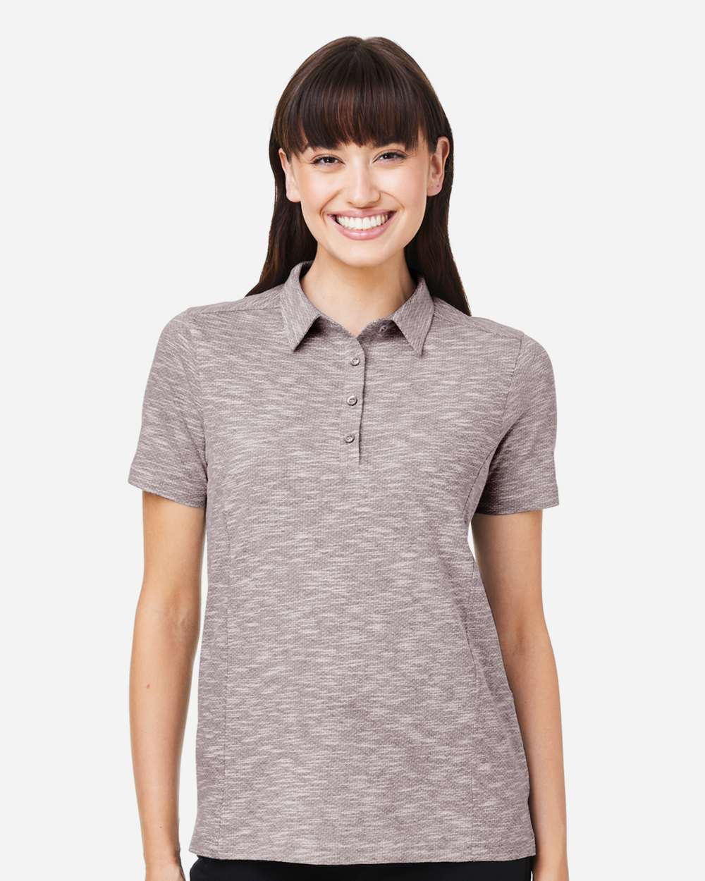 North End Polos North End NE115W Women's Eclipse Jacquard Polo