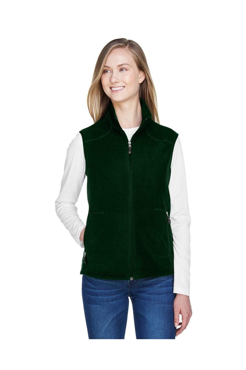 North End Sweatshirts/Fleece XS / Forest North End 78173: Ladies' Voyage Fleece Vest