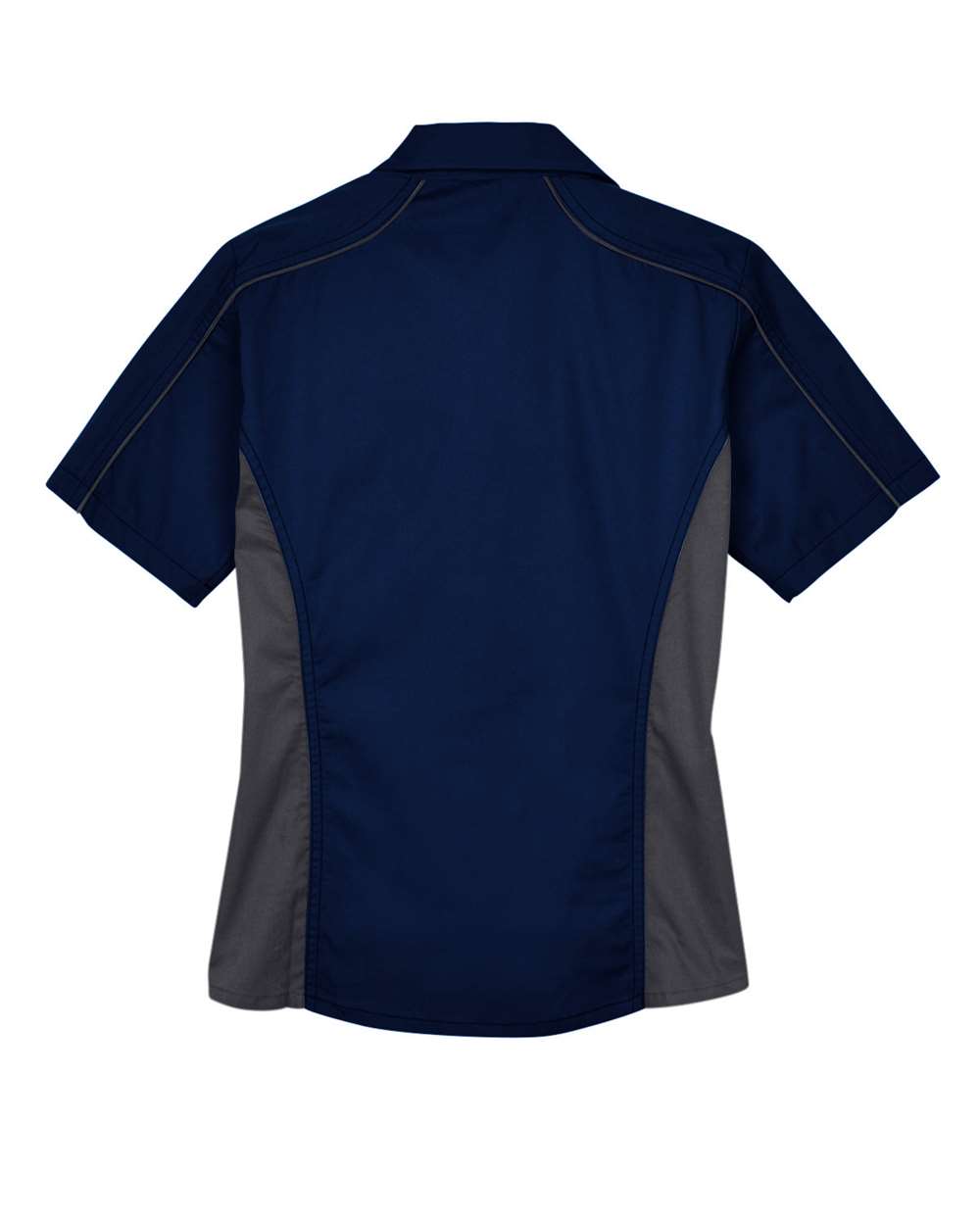 North End 77042 Women's Fuse Colorbloack Twill Short Sleeve Shirt in 