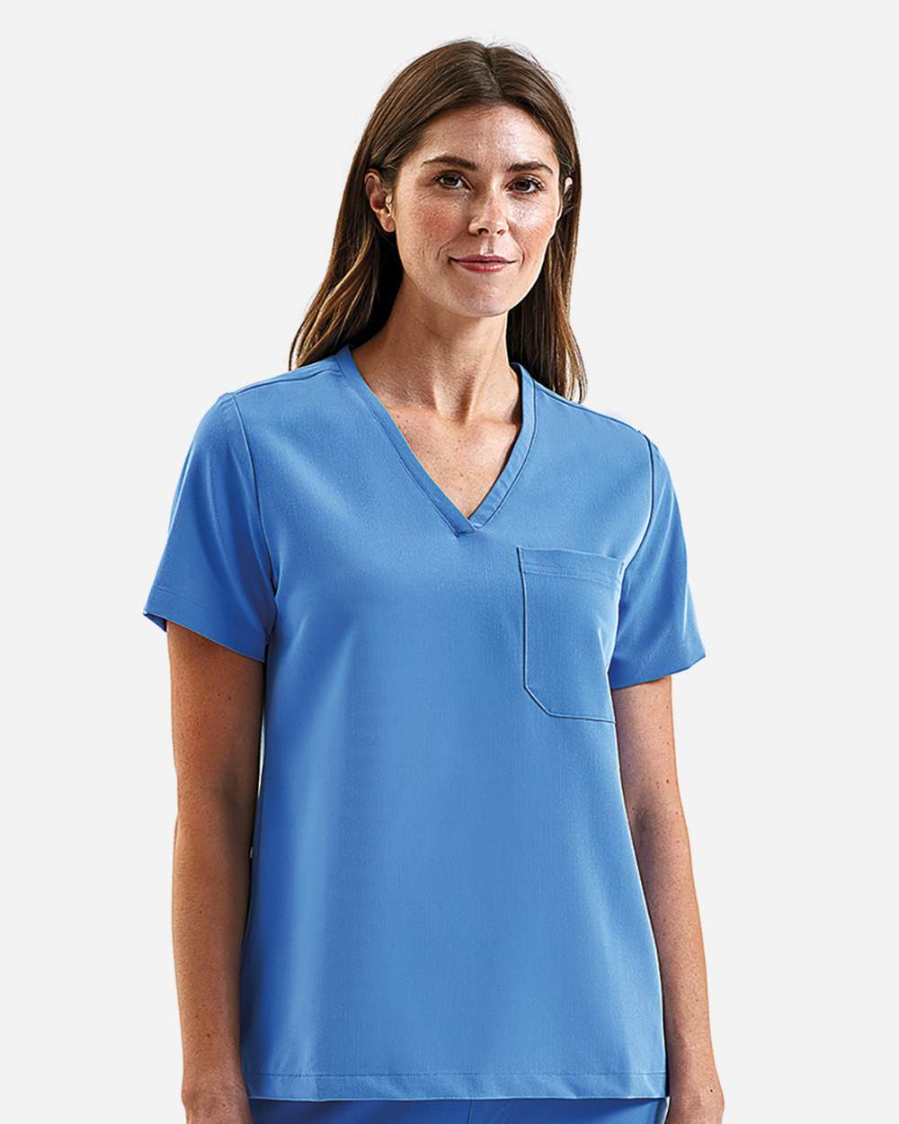 Onna Wovens XS / Ceil Blue Onna NN300 Women's Limitless V-Neck Stretch Scrub Top