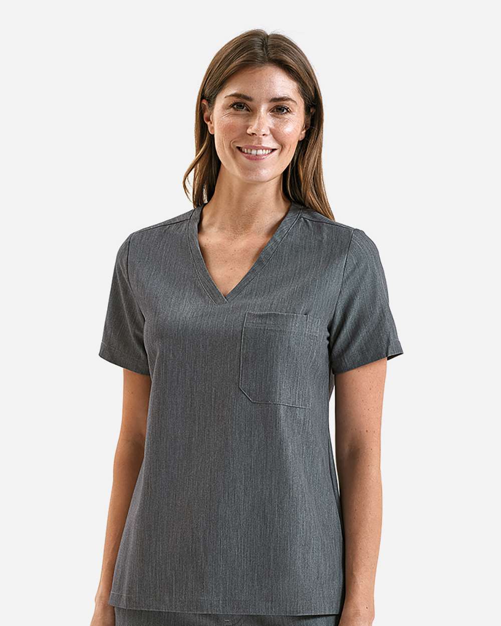 Onna Wovens XS / Dynamo Grey Onna NN300 Women's Limitless V-Neck Stretch Scrub Top