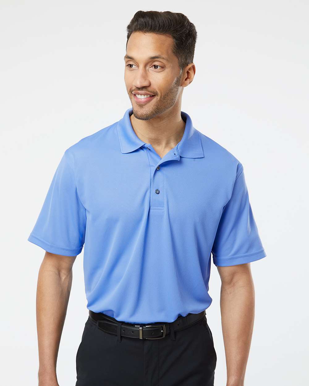 Paragon Polos Paragon 100 Men's Saratoga Performance Mini Mesh Polo