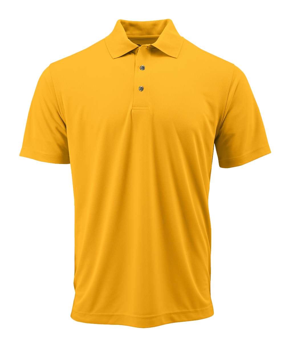 Paragon Polos XS / Gold Paragon 108Y Youth Saratoga Performance Mini Mesh Polo
