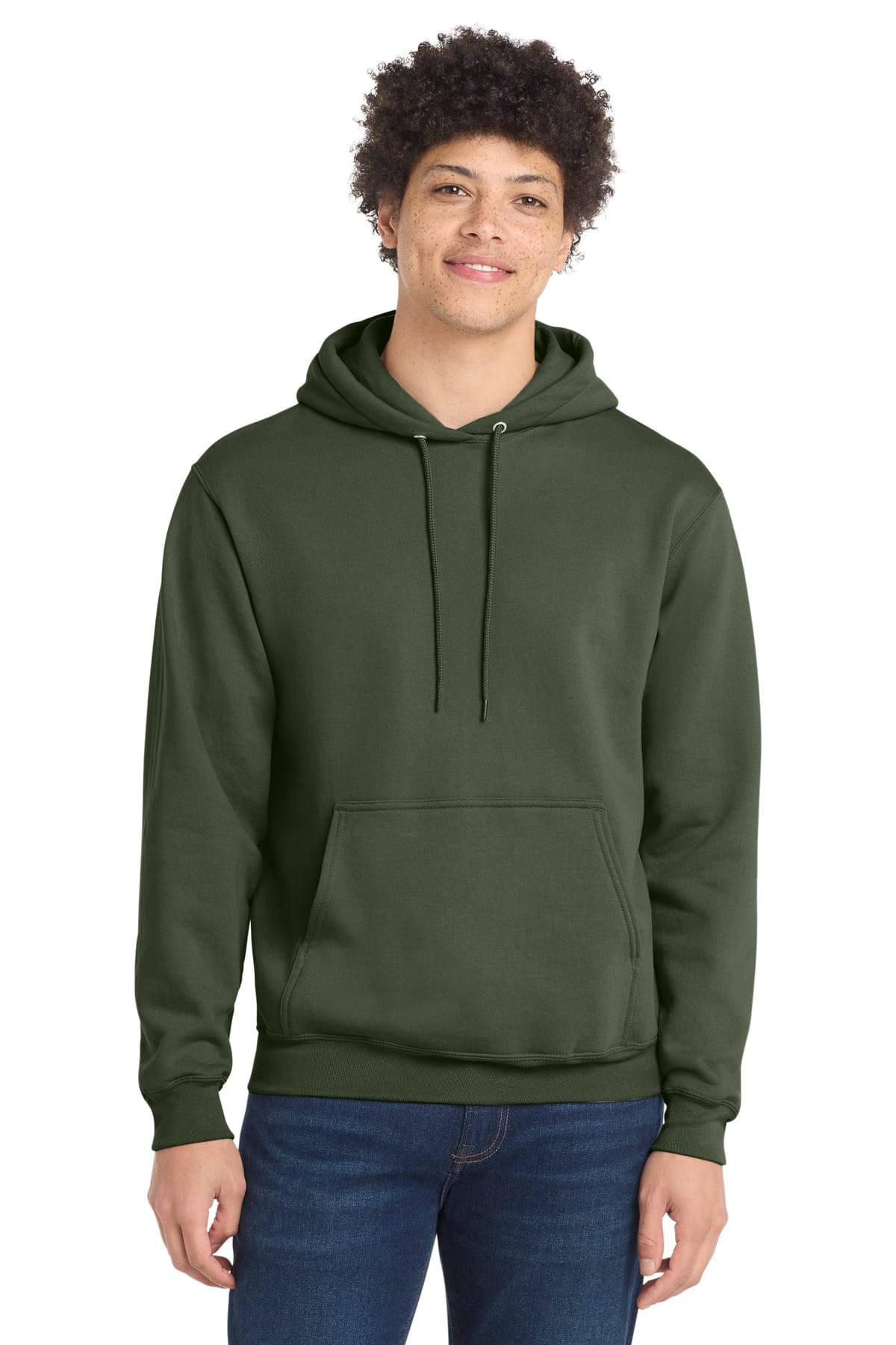 Port and Company PC78H S / Olive Port&Co PC78H Core Fleece Pullover Hooded Sweatshirt