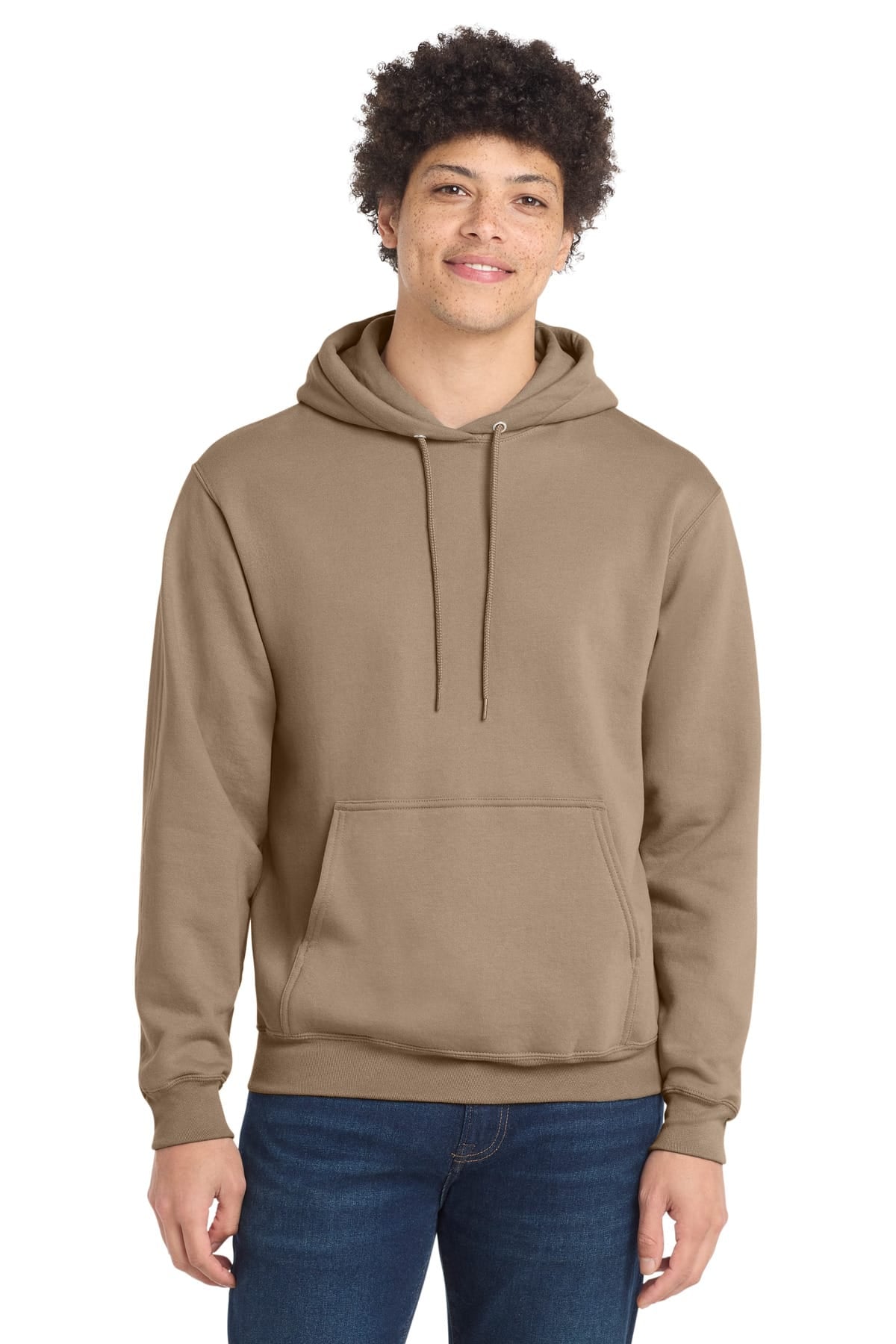 Port and Company PC78H S / Sand Port & Company PC78H Core Fleece Pullover Hooded Sweatshirt