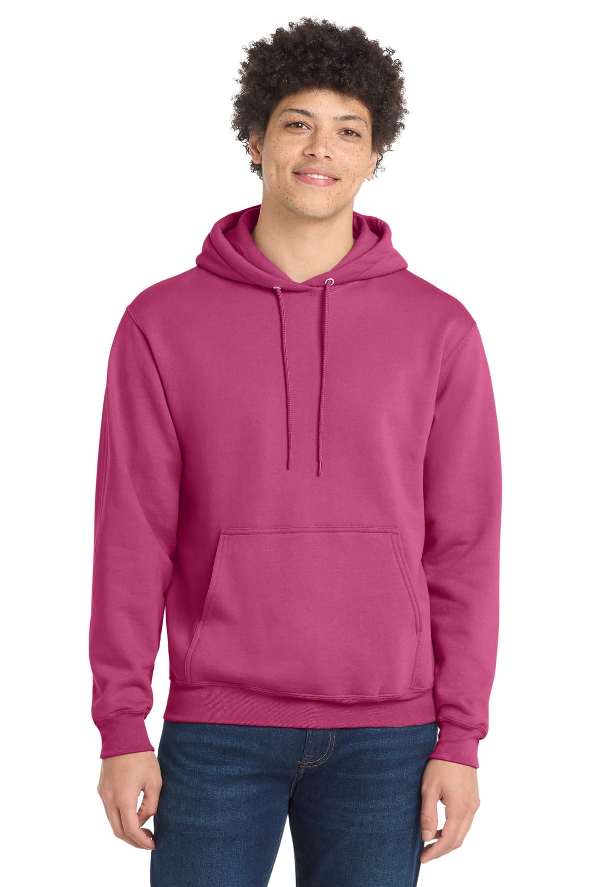 Port and Company PC78H S / Sangria Port & Company PC78H Core Fleece Pullover Hooded Sweatshirt
