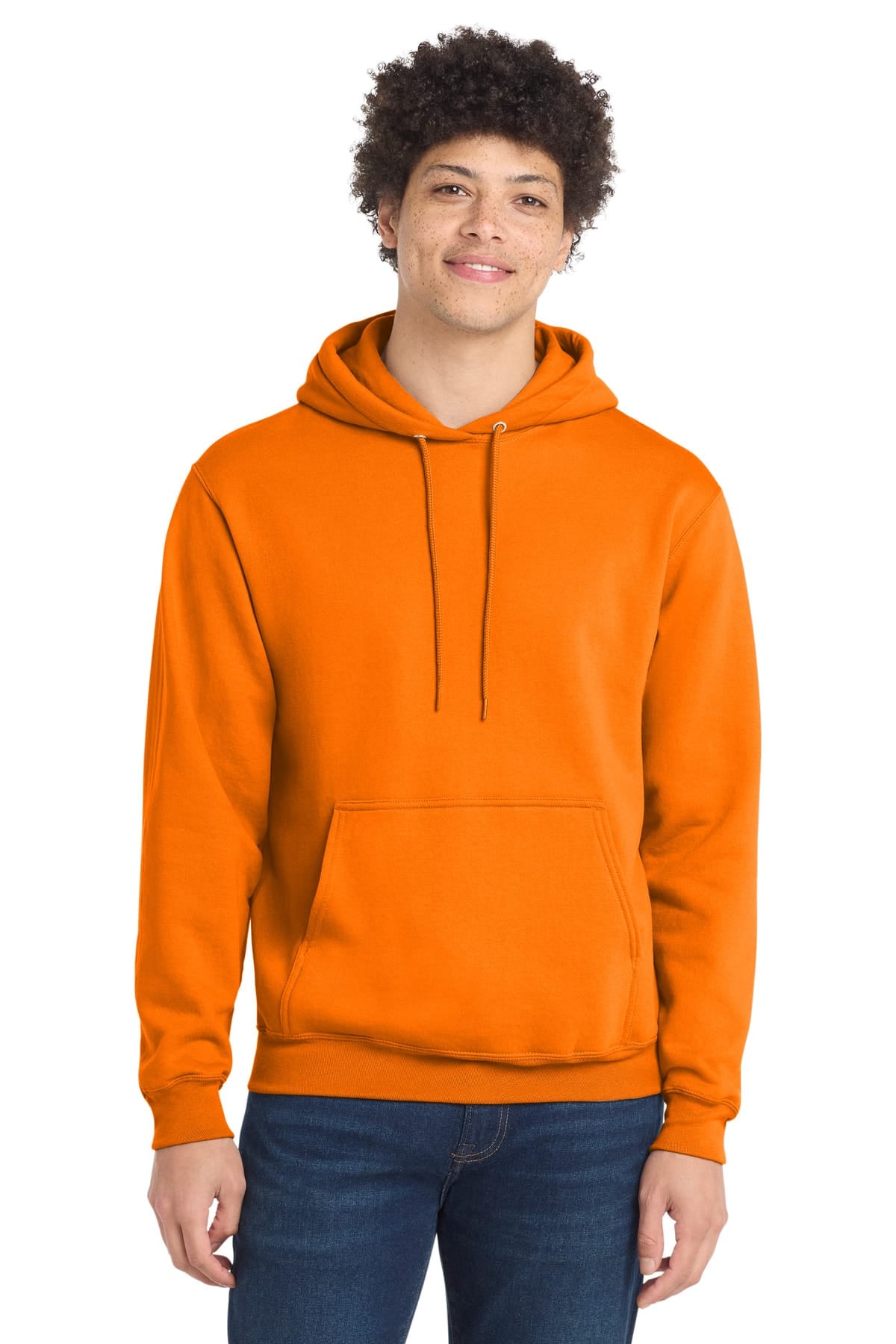 Port and Company PC78H S / Tennessee Orange Port & Company PC78H Core Fleece Pullover Hooded Sweatshirt