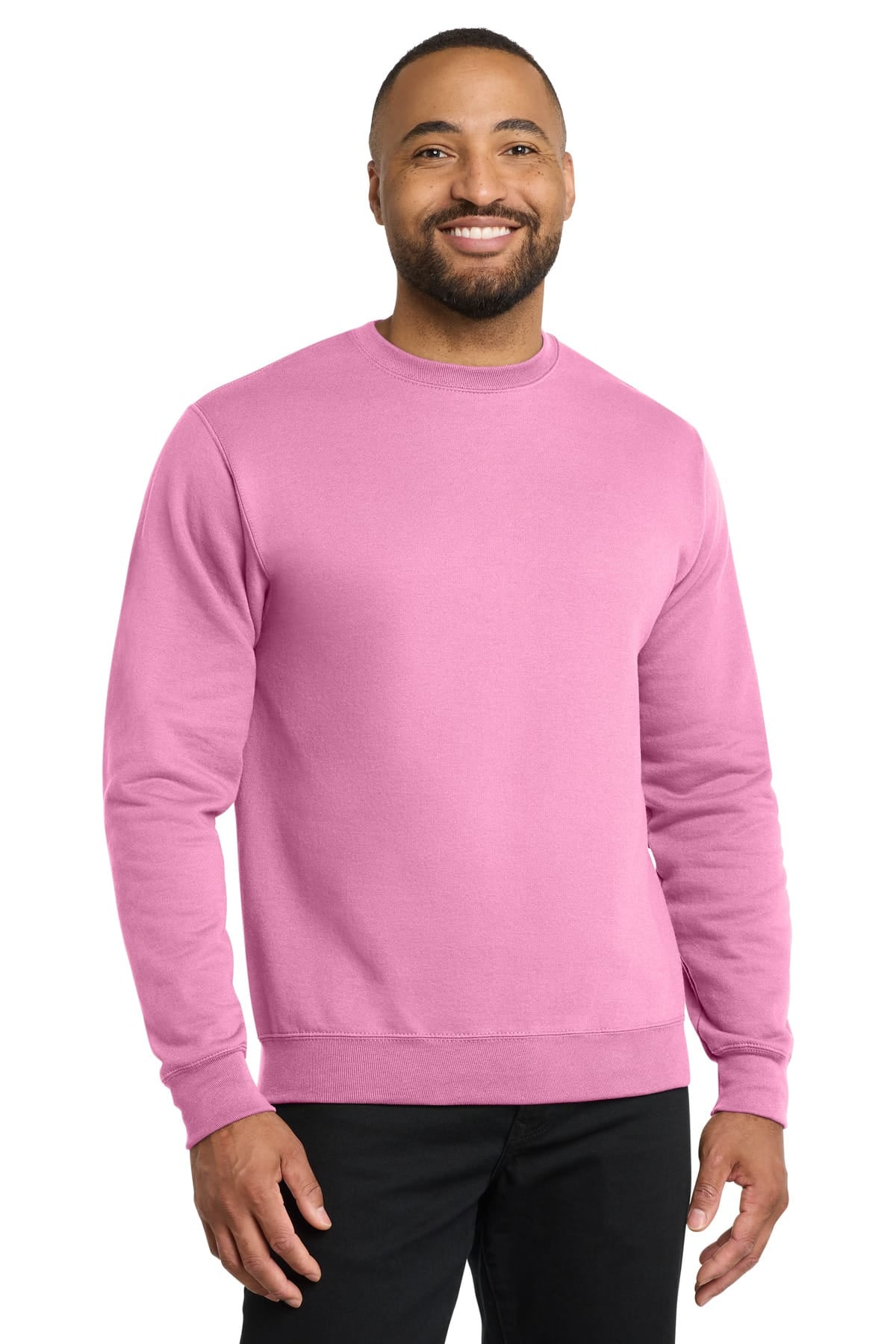 Port and Company Sweatshirts/Fleece S / Candy Pink Port & Company PC78 Core Fleece Crewneck Sweatshirt