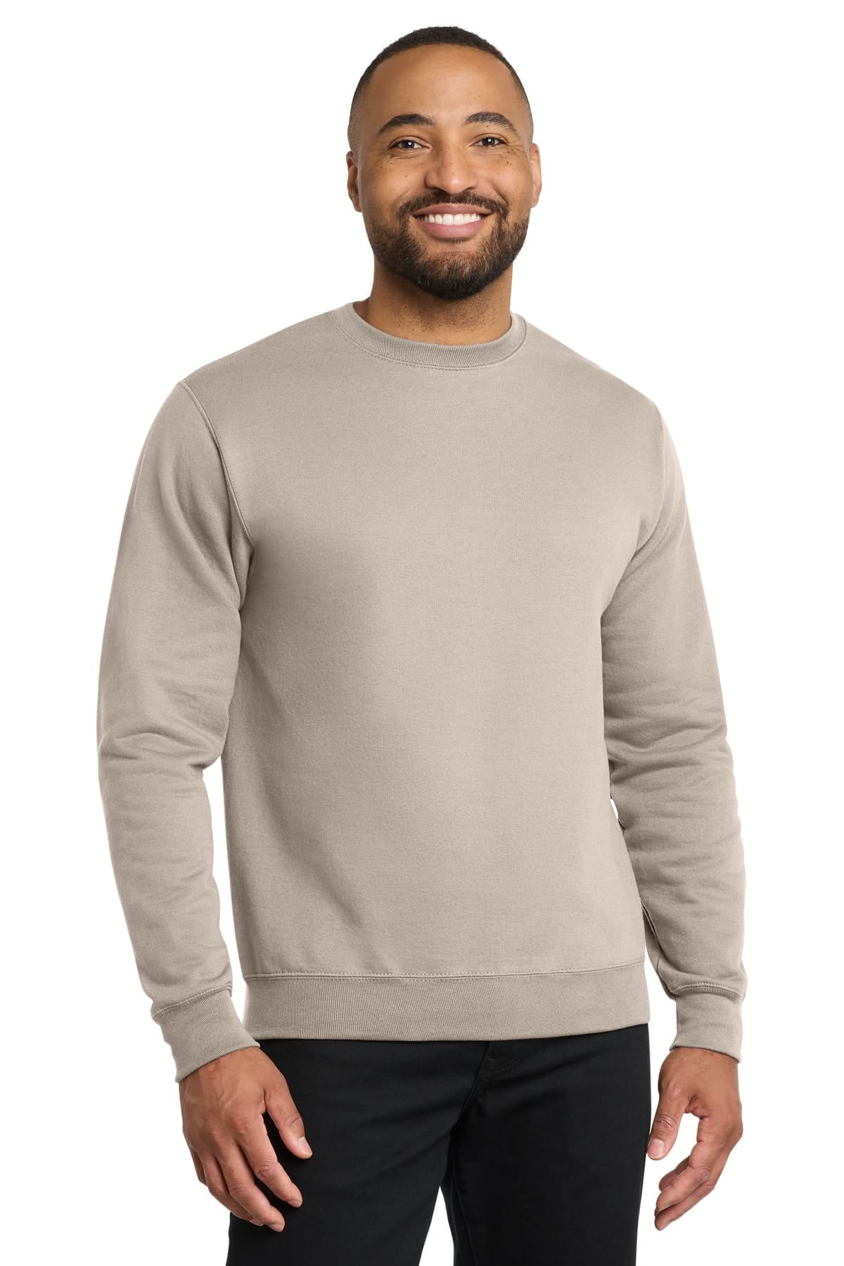 Port and Company Sweatshirts/Fleece S / Light Sand Port & Company PC78 Core Fleece Crewneck Sweatshirt
