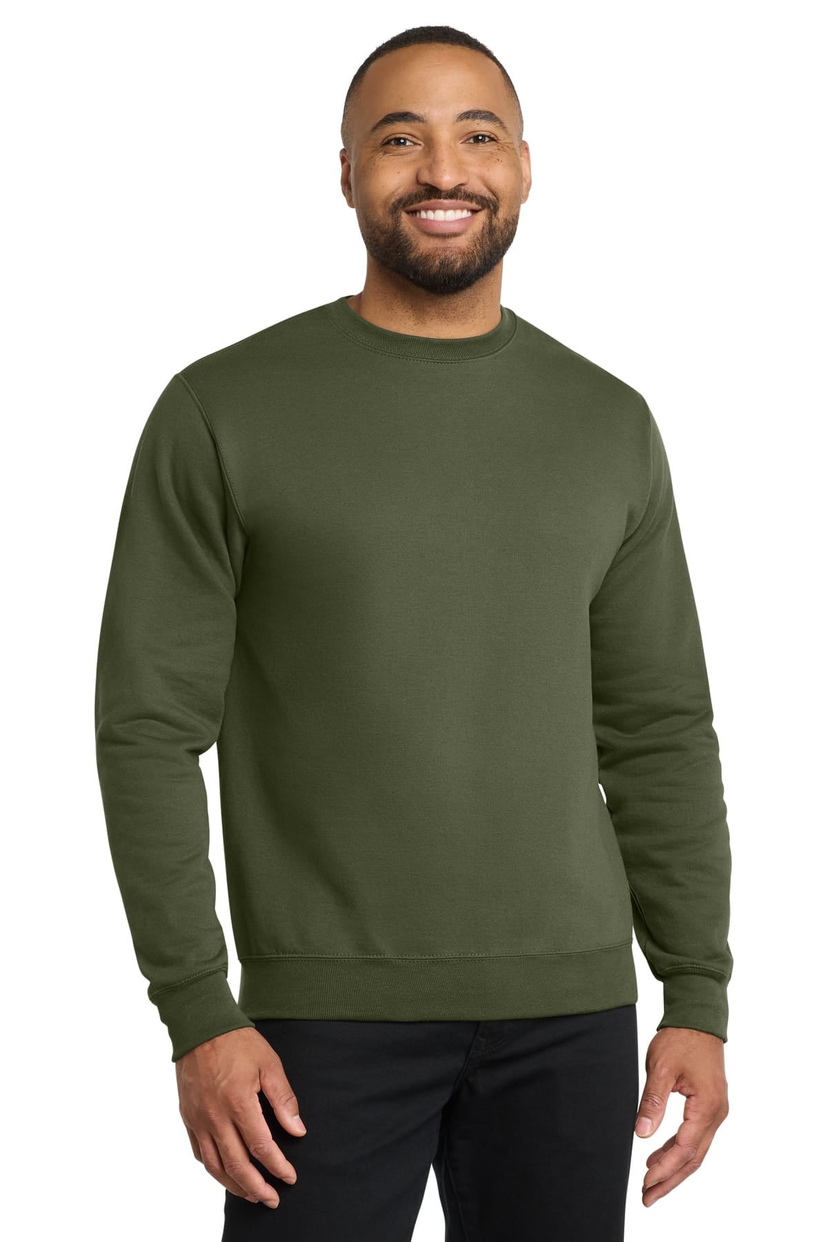 Port and Company Sweatshirts/Fleece S / Olive Drab Green Port & Company PC78 Core Fleece Crewneck Sweatshirt