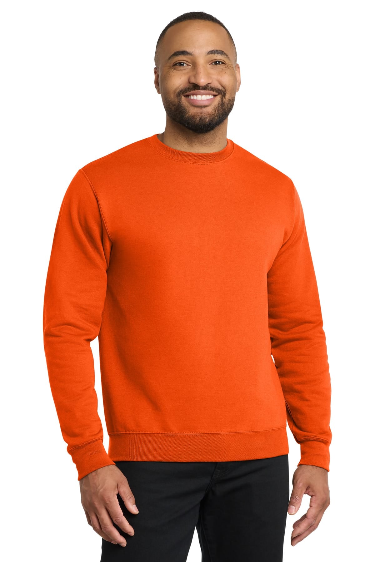 Port and Company Sweatshirts/Fleece S / S. Orange Port & Company PC78 Core Fleece Crewneck Sweatshirt