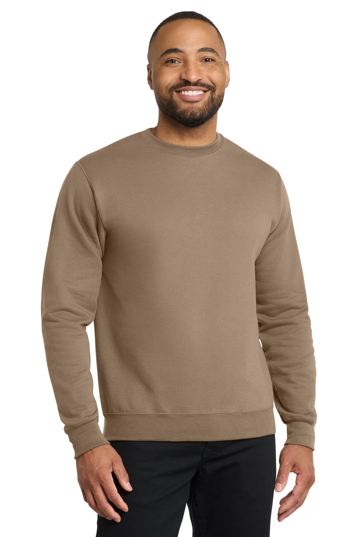 Port and Company Sweatshirts/Fleece S / Sand Port & Company PC78 Core Fleece Crewneck Sweatshirt