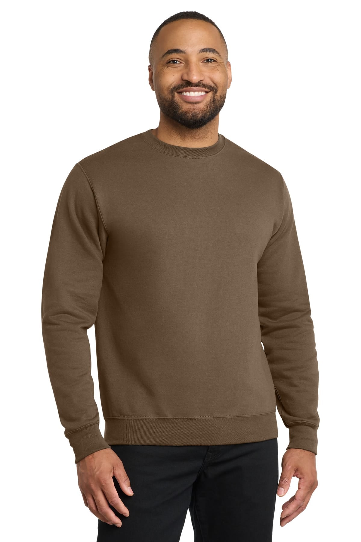 Port and Company Sweatshirts/Fleece S / Woodland Brown Port & Company Core Fleece Crewneck Sweatshirt. PC78