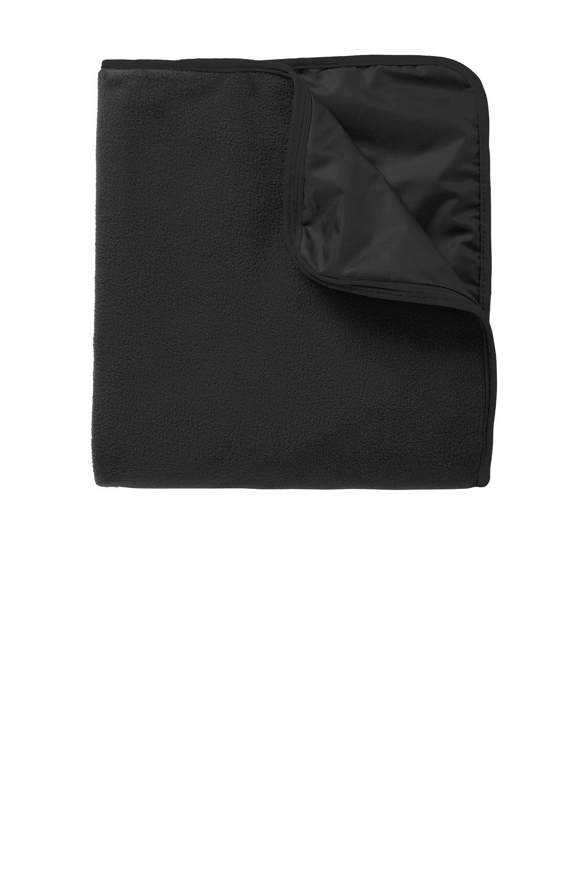 Port Authority Accessories OSFA / Black/ Black Port Authority ®  Fleece & Poly Travel Blanket. TB850