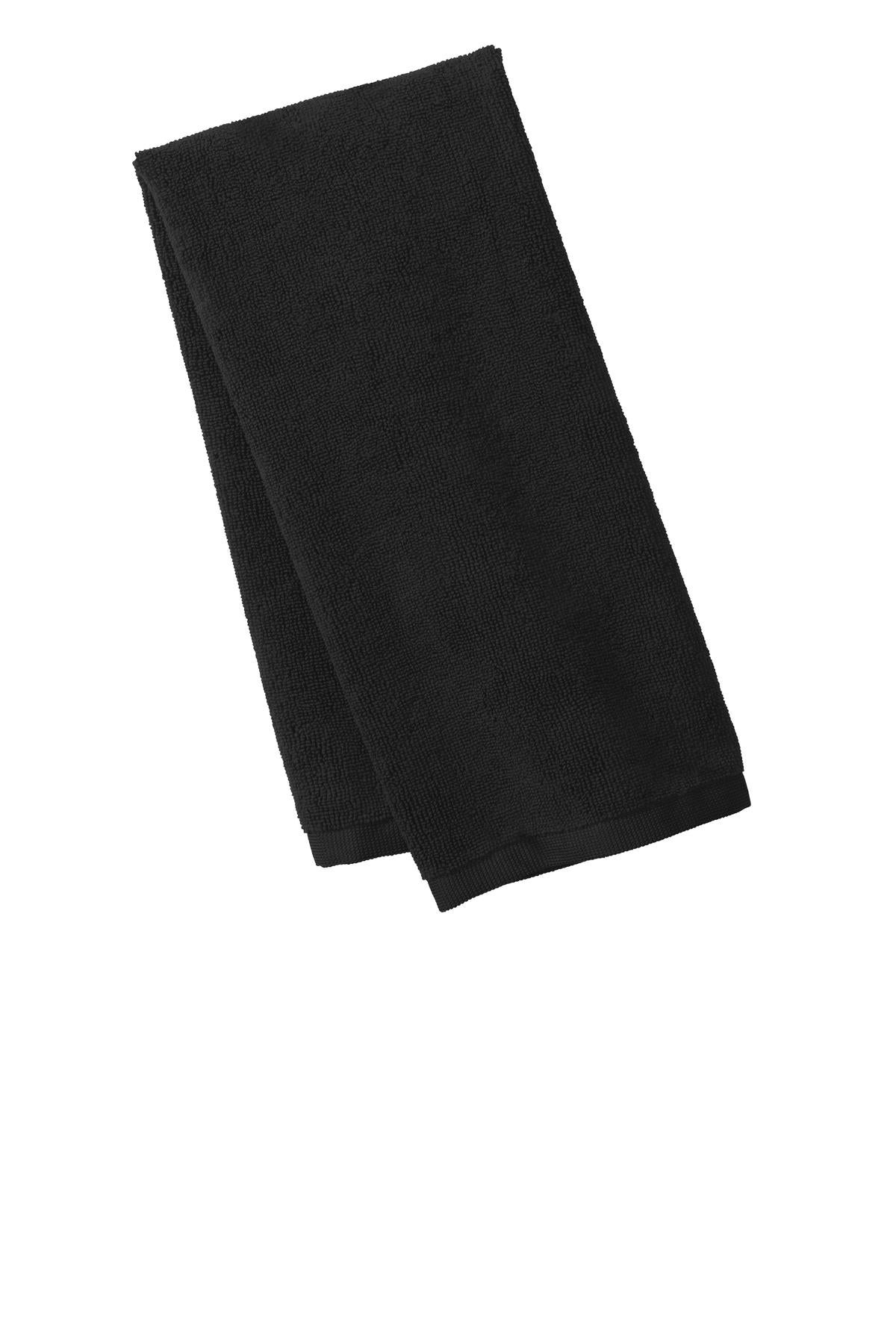 Port Authority Accessories OSFA / Black Port Authority ®  Microfiber Golf Towel. TW540