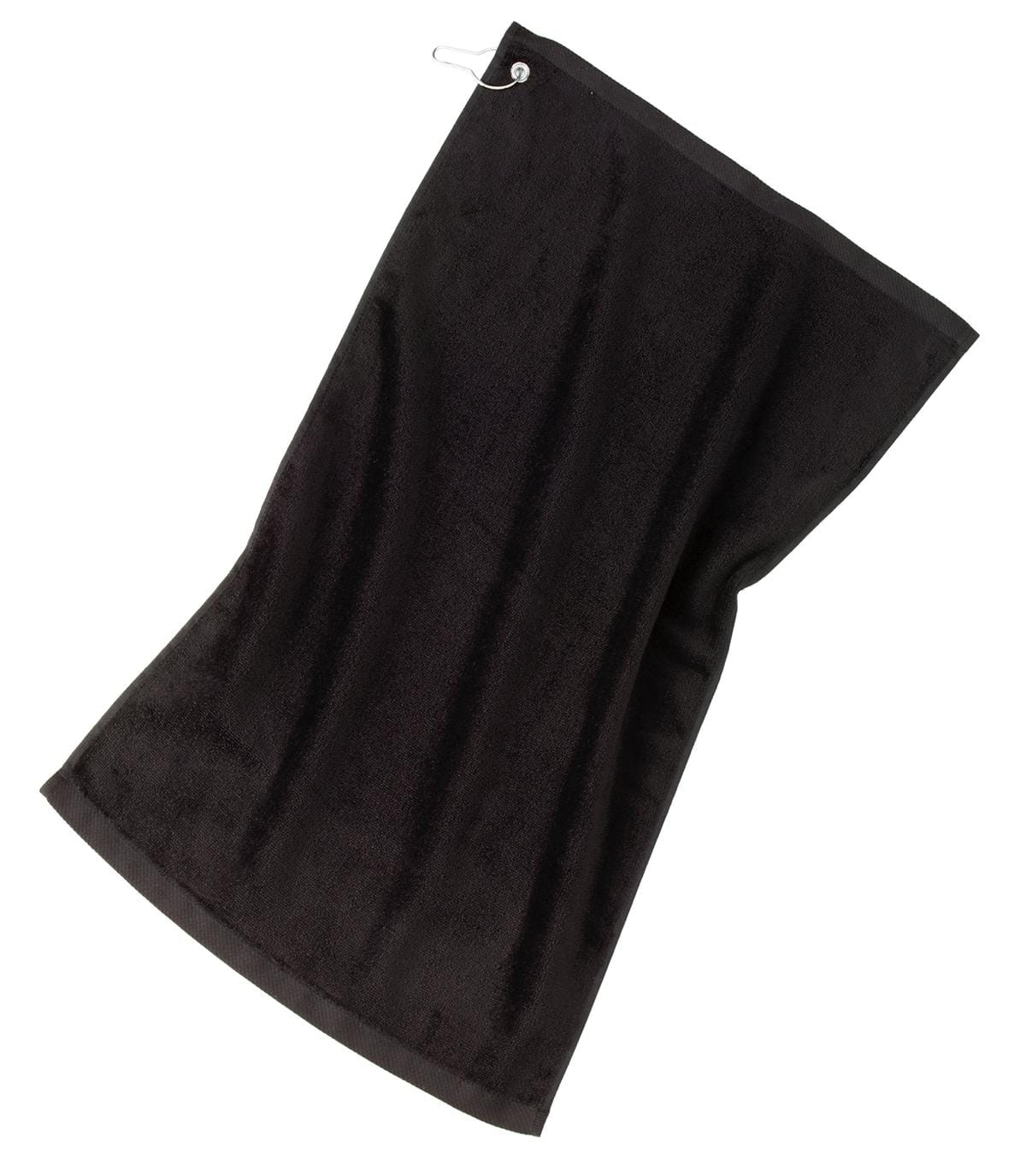 Port Authority Accessories OSFA / Black Port Authority TW51: Grommeted Golf Towel