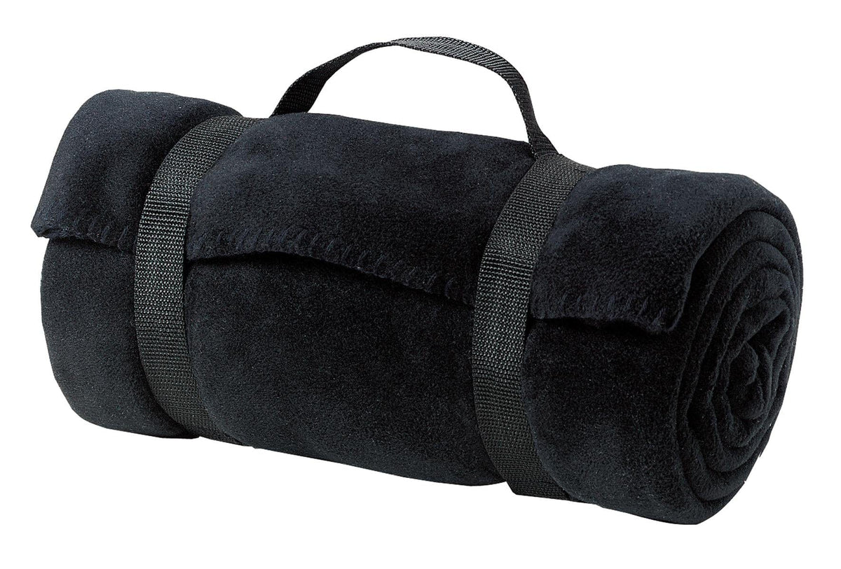 Port Authority Accessories OSFA / Black Port Authority ®  - Value Fleece Blanket with Strap.  BP10