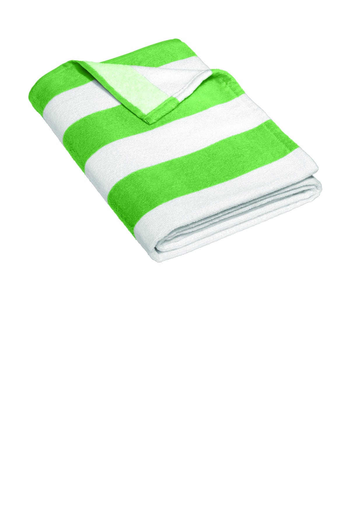 Port Authority Accessories OSFA / Bright Lime Port Authority  ®  Value Cabana Stripe Beach Towel PT45