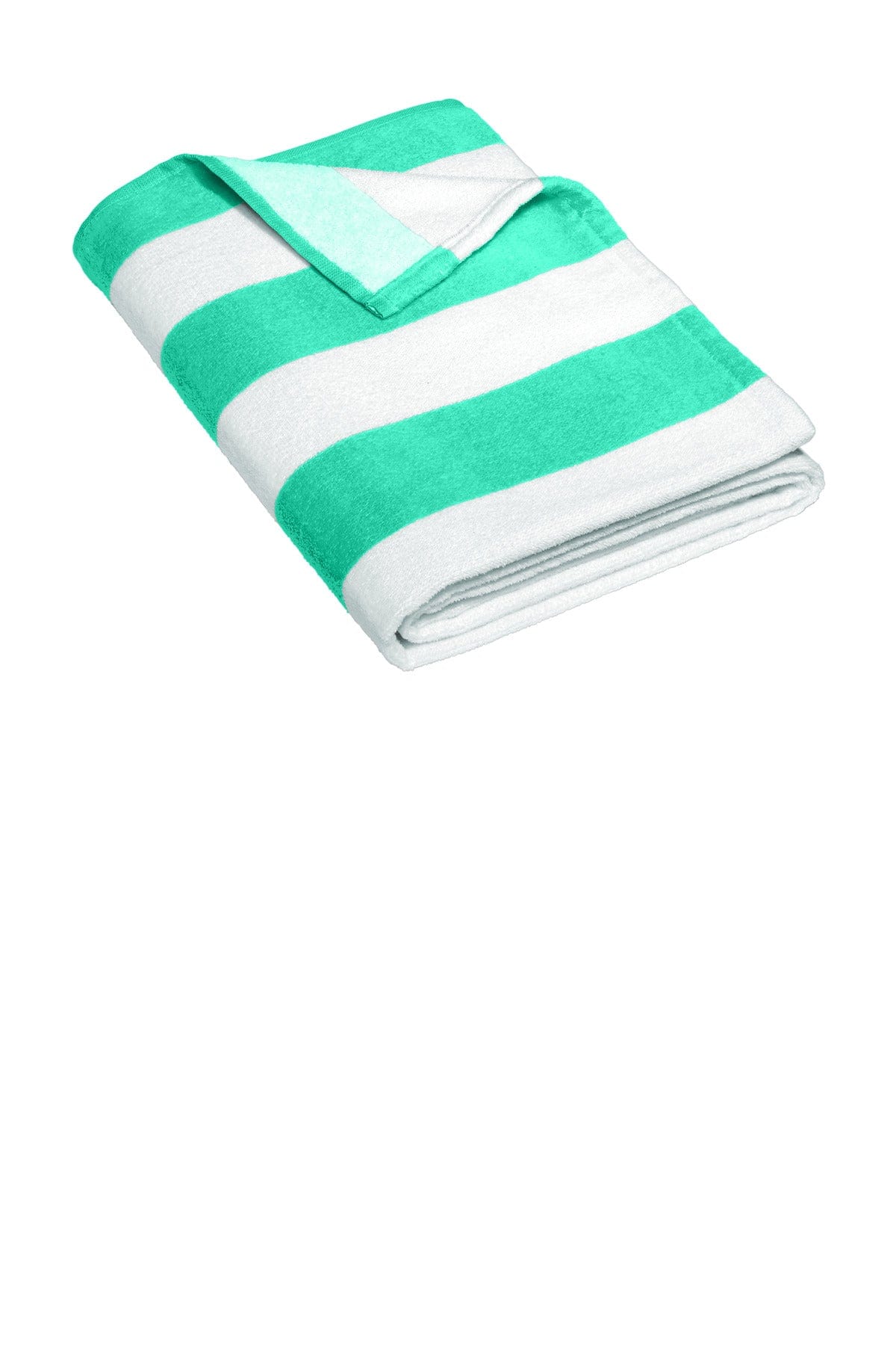 Port Authority Accessories OSFA / Bright Seafoam Port Authority  ®  Value Cabana Stripe Beach Towel PT45
