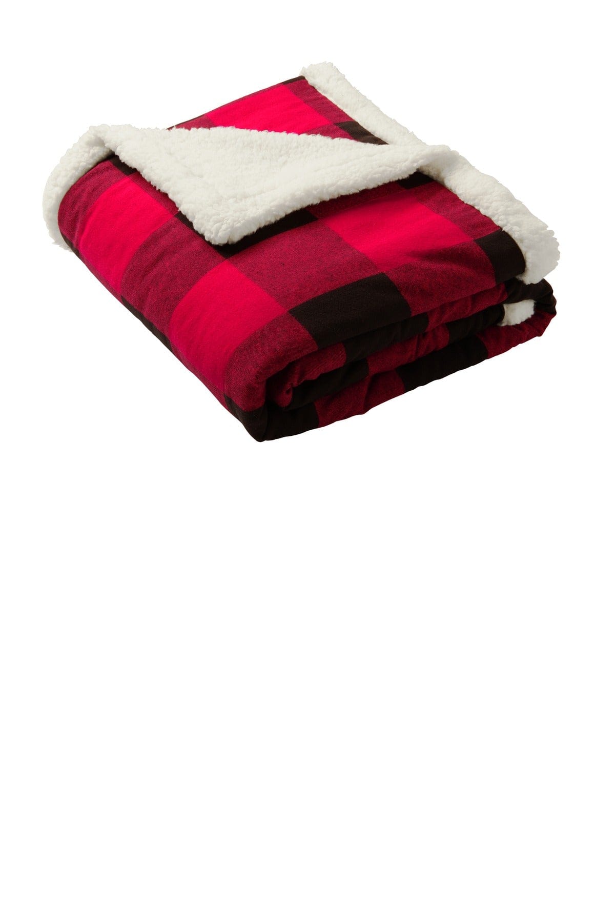 Port Authority Accessories OSFA / Buffalo Plaid Port Authority  ®  Flannel Sherpa Blanket. BP43