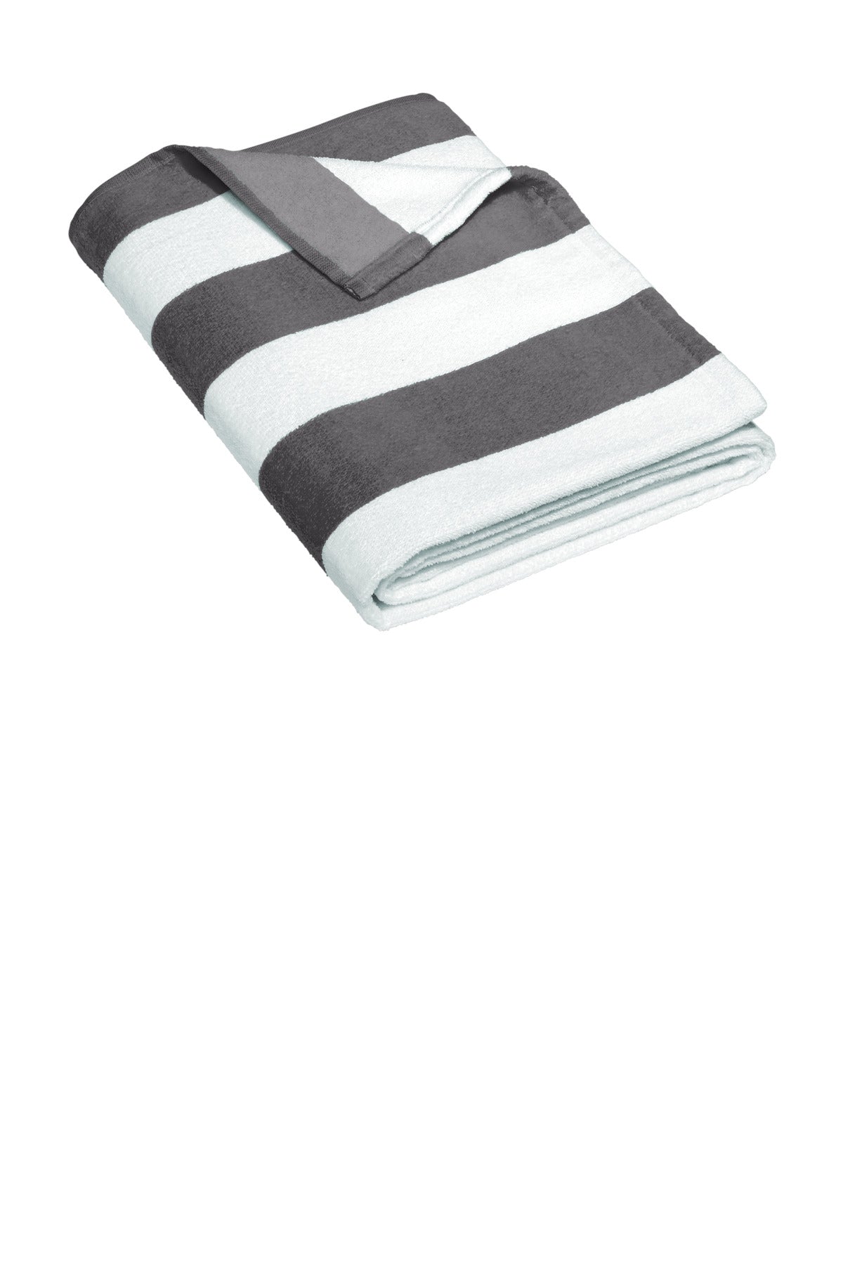 Port Authority Accessories OSFA / Graphite Port Authority  ®  Value Cabana Stripe Beach Towel PT45