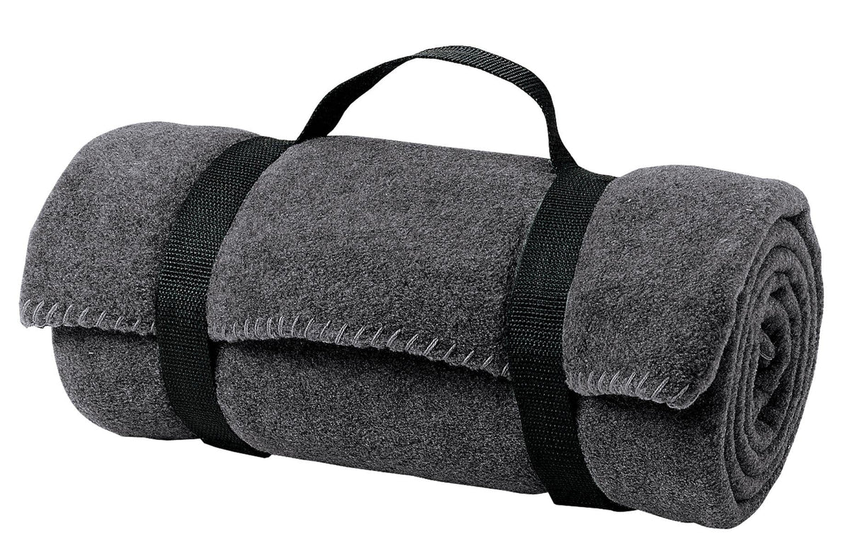 Port Authority Accessories OSFA / Midnight Heather Port Authority ®  - Value Fleece Blanket with Strap.  BP10