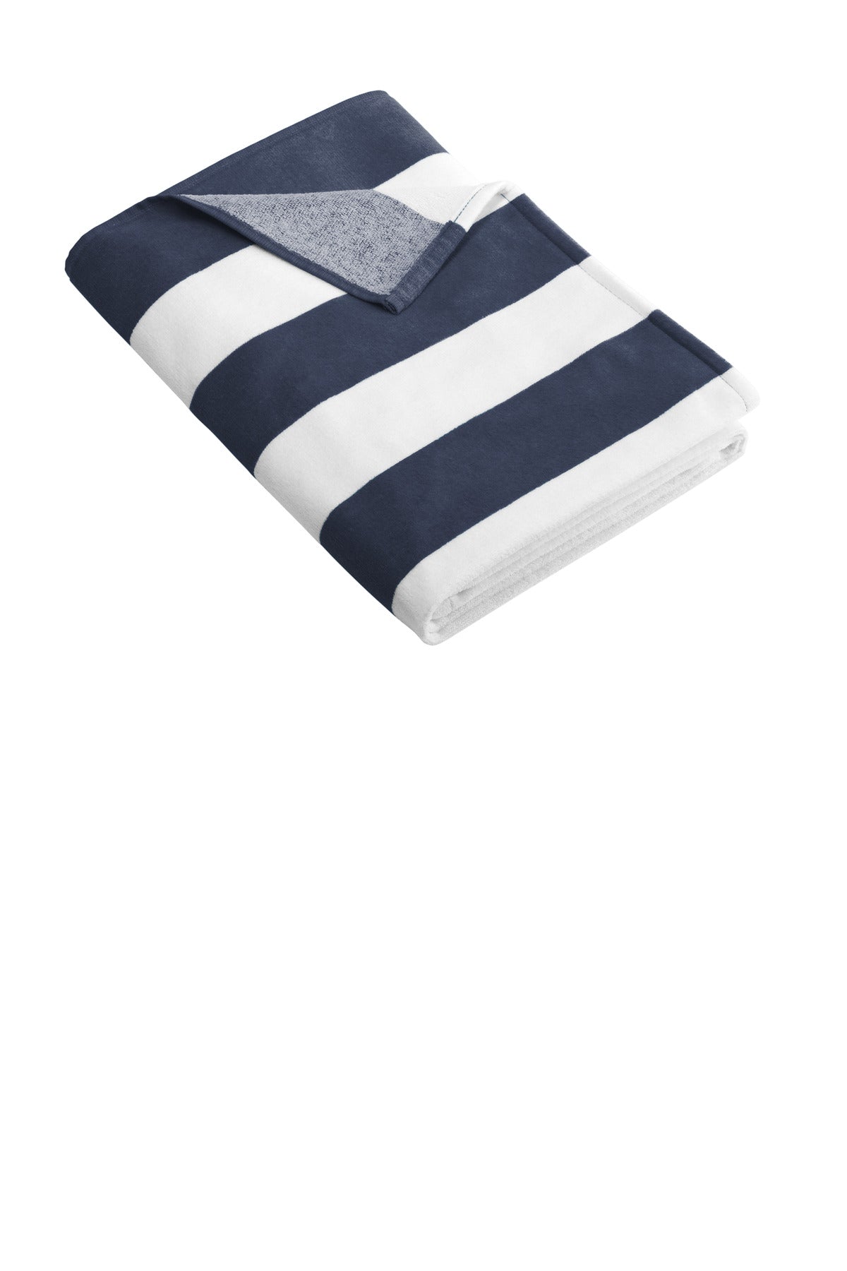 Port Authority Accessories OSFA / Navy Port Authority Cabana Stripe Beach Towel. PT43