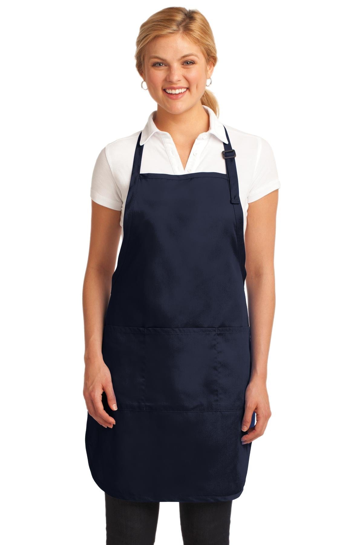 Port Authority Accessories OSFA / Navy Port Authority ®  Easy Care Full-Length Apron with Stain Release. A703