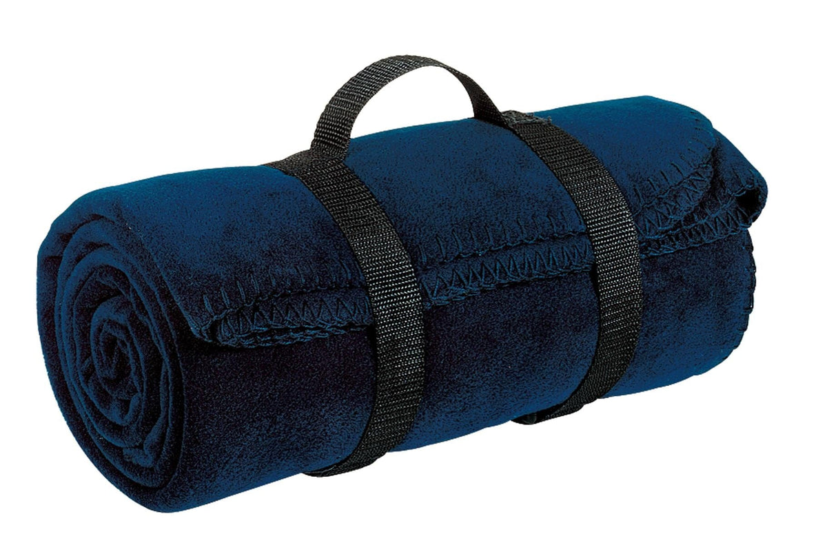 Port Authority Accessories OSFA / Navy Port Authority ®  - Value Fleece Blanket with Strap.  BP10
