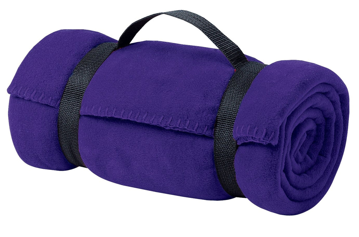 Port Authority Accessories OSFA / Purple Port Authority ®  - Value Fleece Blanket with Strap.  BP10