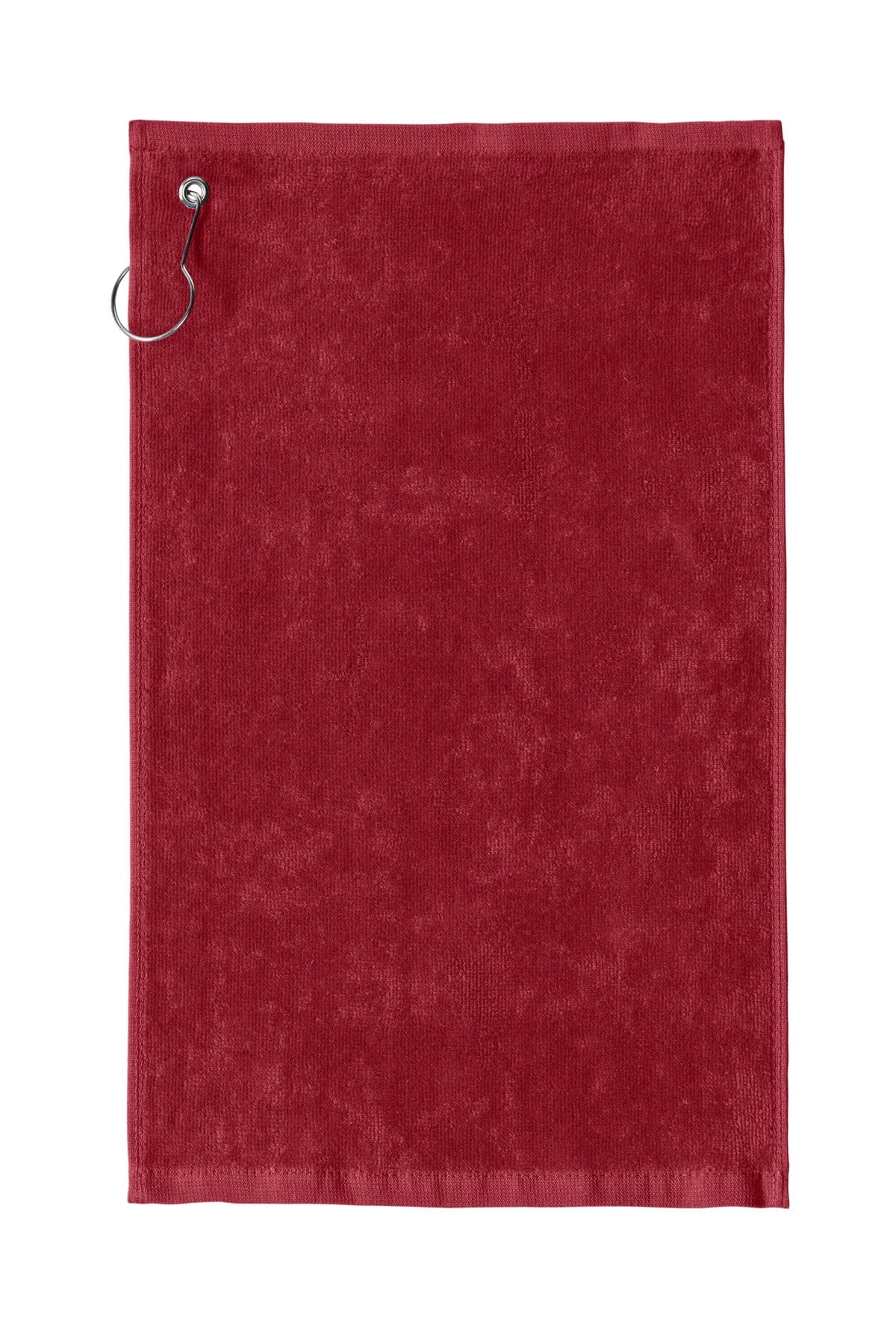 Port Authority Accessories OSFA / Red Port Authority  ®  Grommeted Hemmed Towel PT400