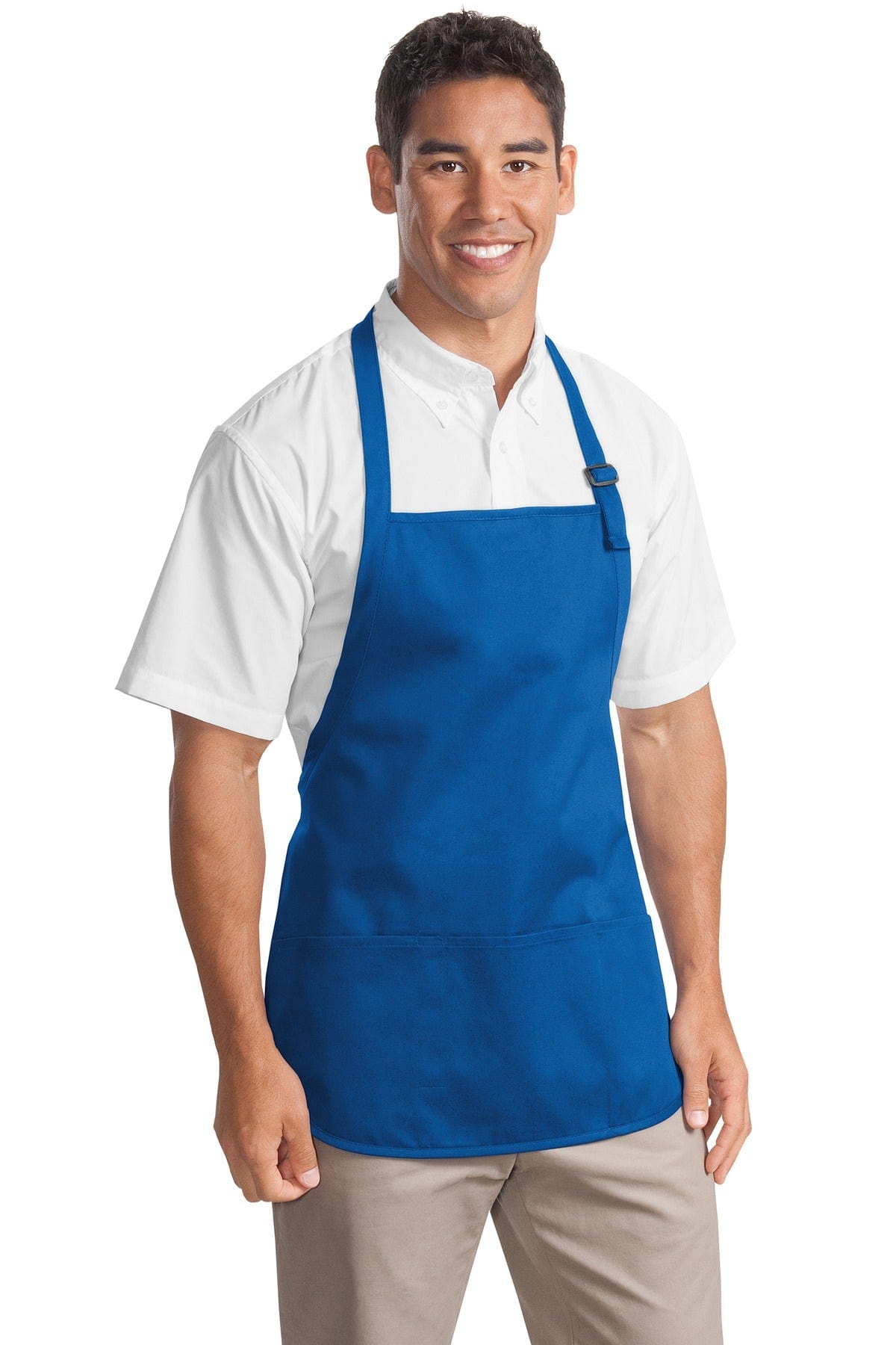 Port Authority Accessories OSFA / Royal Port Authority ®  Medium-Length Apron with Pouch Pockets.  A510