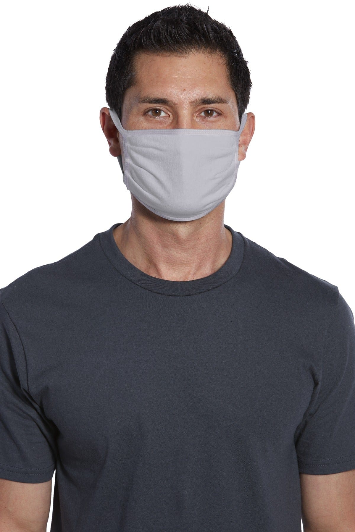 Port Authority Accessories OSFA / Silver Port Authority  ®  Cotton Knit Face Mask (5 Pack). PAMASK05