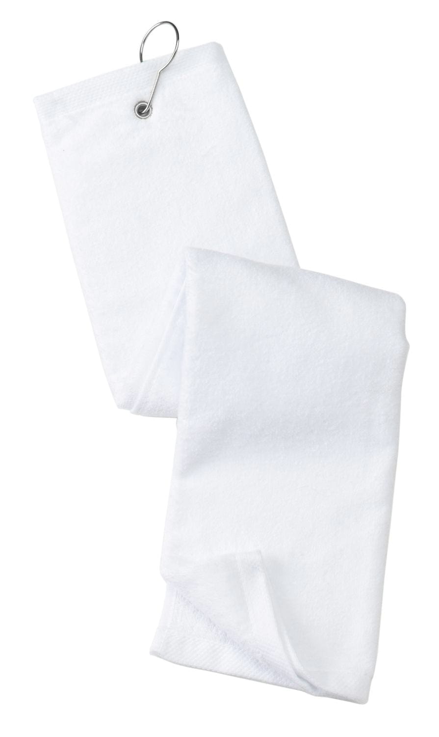 Port Authority Accessories OSFA / White Port Authority Grommeted Tri-Fold Golf Towel. TW50