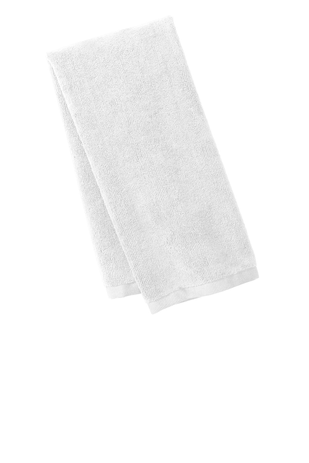 Port Authority Accessories OSFA / White Port Authority ®  Microfiber Golf Towel. TW540
