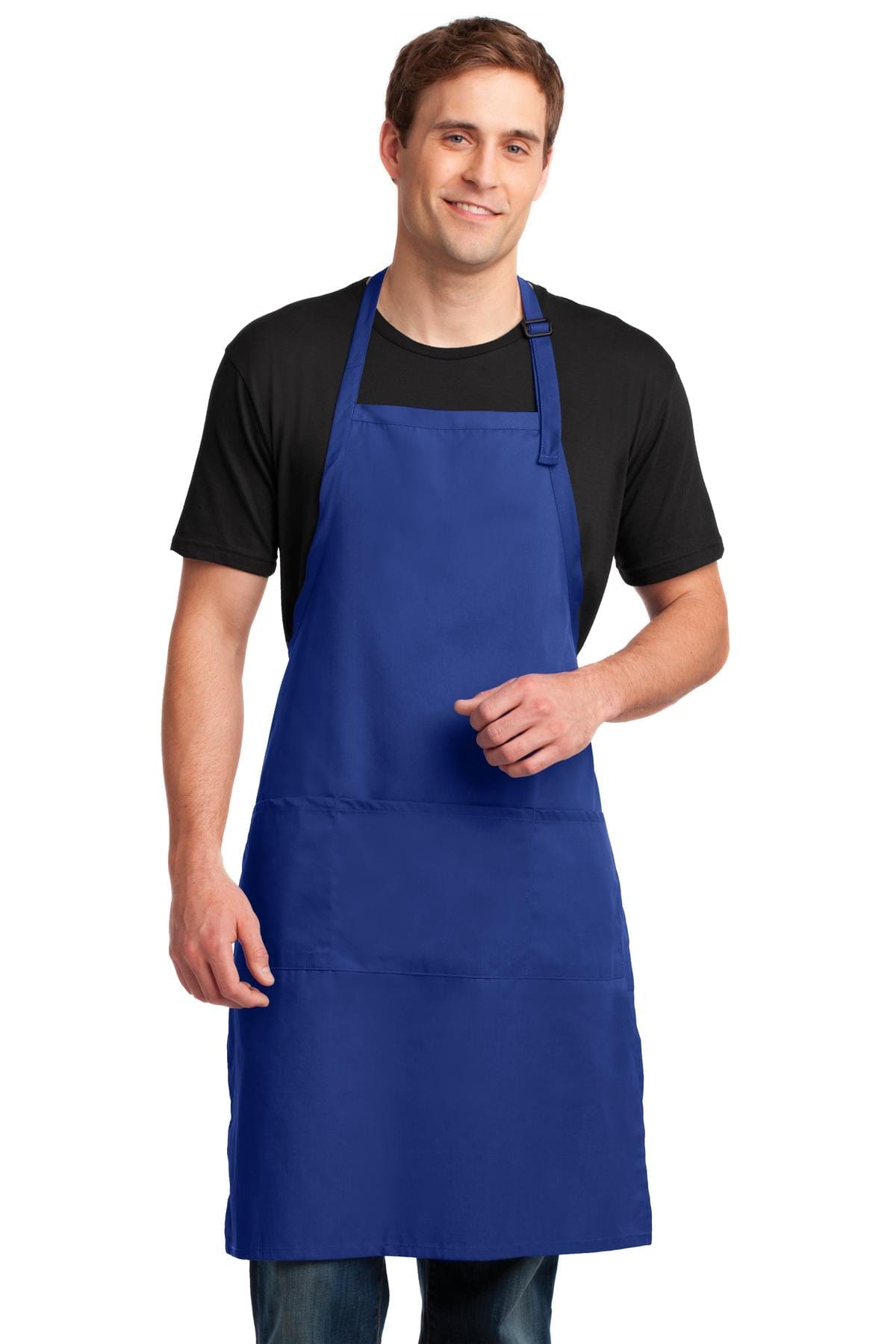 Port Authority Accessories Port Authority Easy Care Extra Long Bib Apron with Stain Release. A700