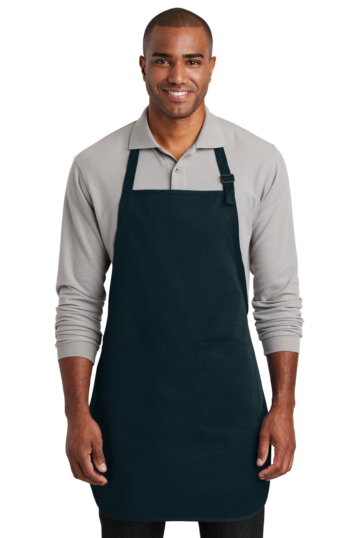 Port Authority Accessories Port Authority Full-Length Two-Pocket Bib Apron. A600