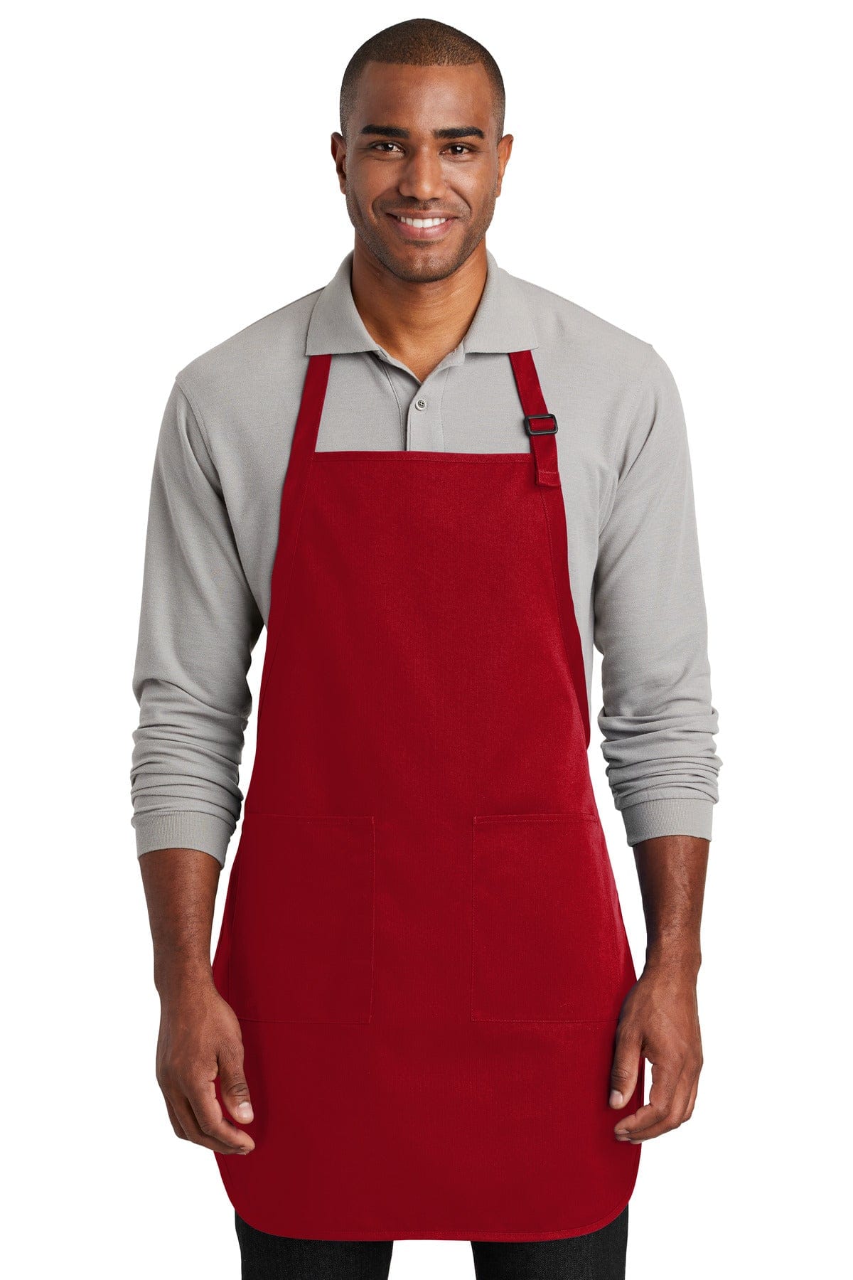 Port Authority Accessories Port Authority Full-Length Two-Pocket Bib Apron. A600