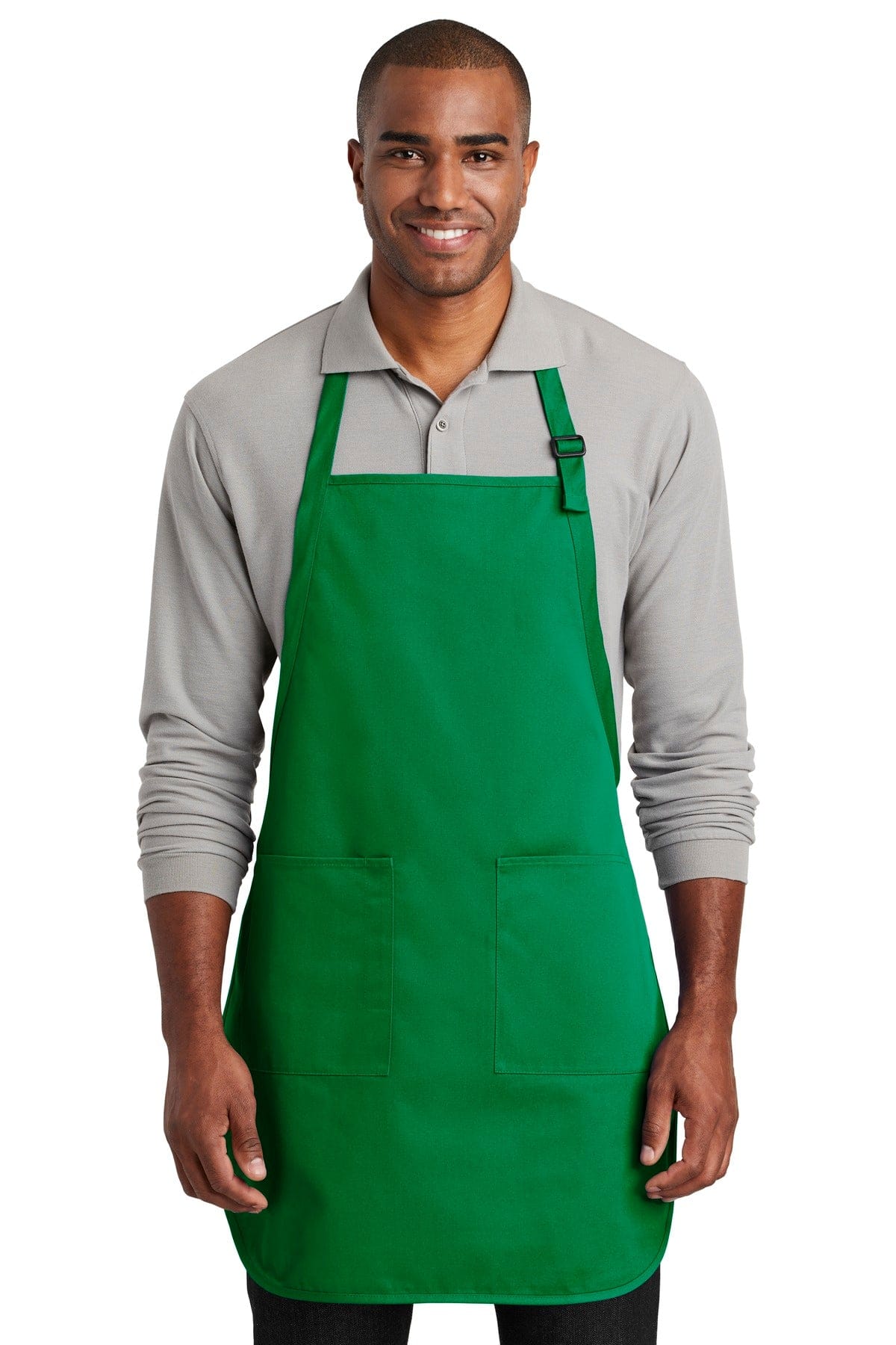 Port Authority Accessories Port Authority Full-Length Two-Pocket Bib Apron. A600