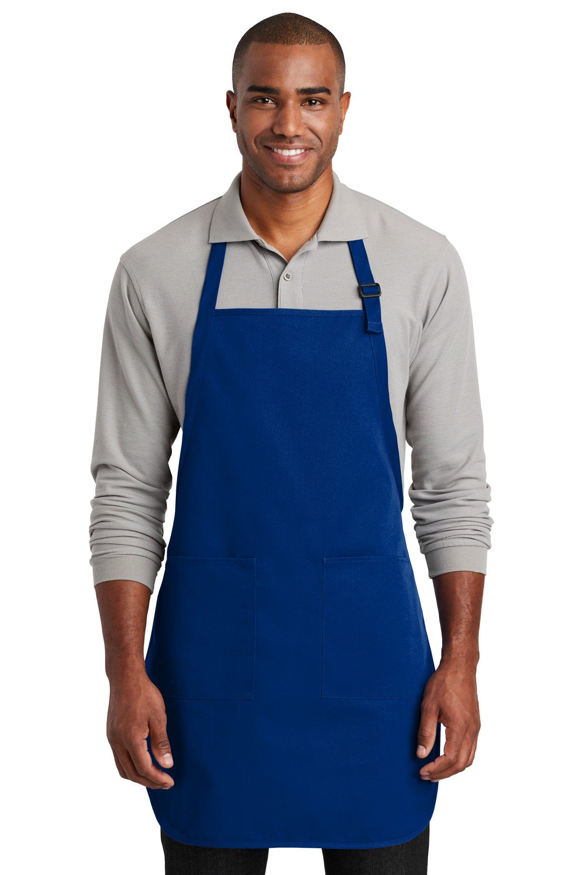 Port Authority Accessories Port Authority Full-Length Two-Pocket Bib Apron. A600