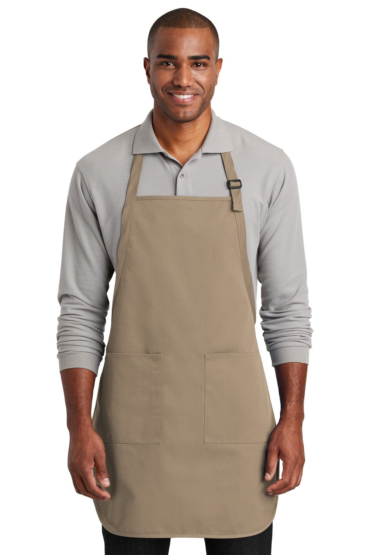 Port Authority Accessories Port Authority Full-Length Two-Pocket Bib Apron. A600