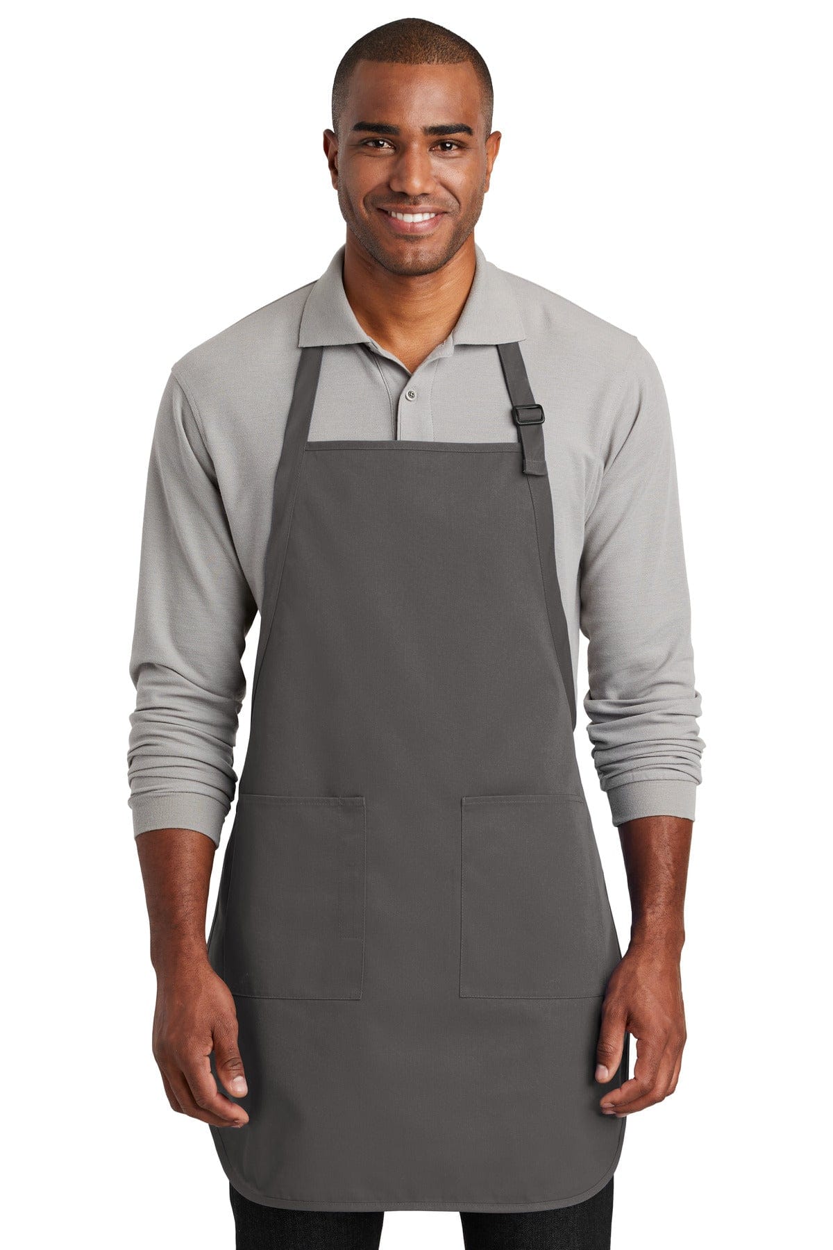 Port Authority Accessories Port Authority Full-Length Two-Pocket Bib Apron. A600