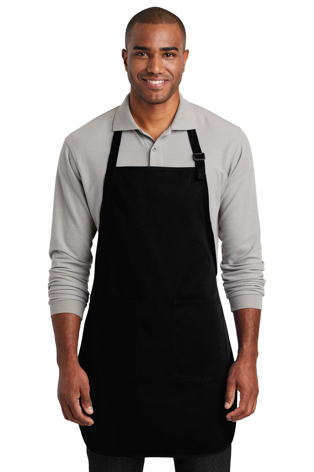 Port Authority Accessories Port Authority  ®  Full-Length Two-Pocket Bib Apron. A600